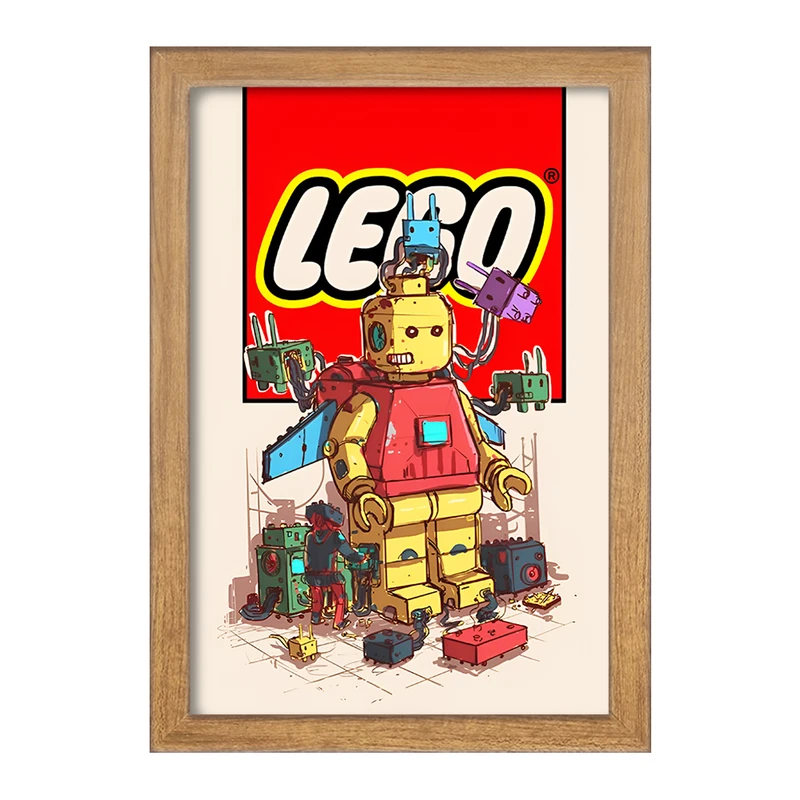 تابلو خندالو مدل لگو (Lego) کد F4366