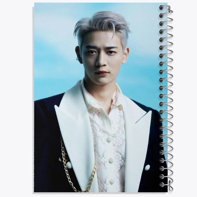 دفتر ژورنال نویسی 50 برگ خندالو مدل نقطه ای طرح کی گروه شاینی Shinee کد 12362