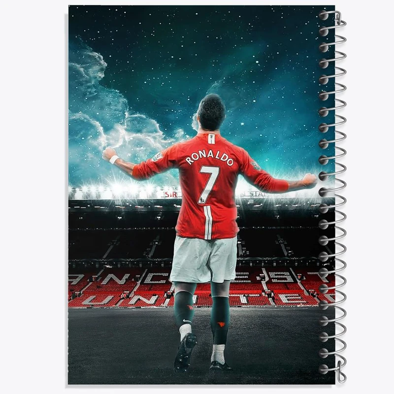 دفتر لیست خرید 50 برگ خندالو طرح کریستیانو رونالدو کد 13896