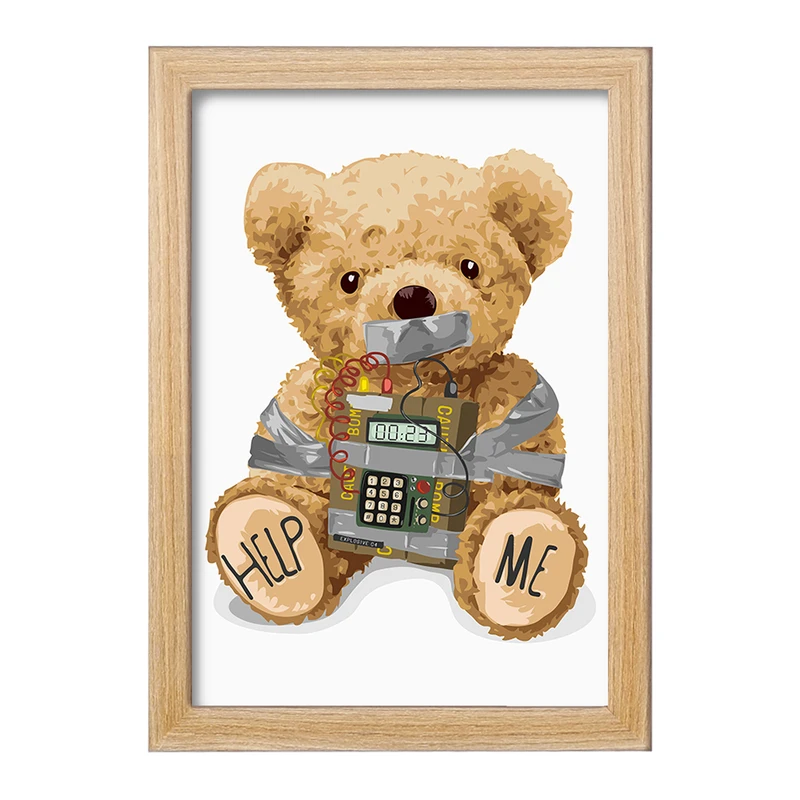 تابلو خندالو مدل تدی Teddy کد 26151