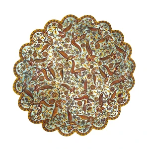 رومیزی ترمه ابریشمی طرح سیمرغ مدل Sa-01