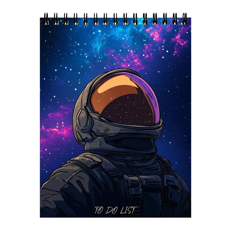 دفتر برنامه ریزی 60 برگ طرح فضانورد فانتزی کد 339