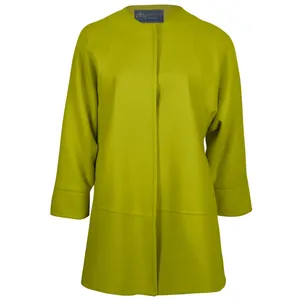 پالتو زنانه عصر جدید مدل 1295 رنگ فسفری