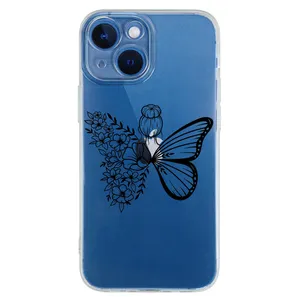 Megafone Butterfly Girl C53-B Cover For Apple iPhone 13 mini