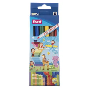 ماژیک رنگ آمیزی 6 رنگ فنس مدل Color Pens