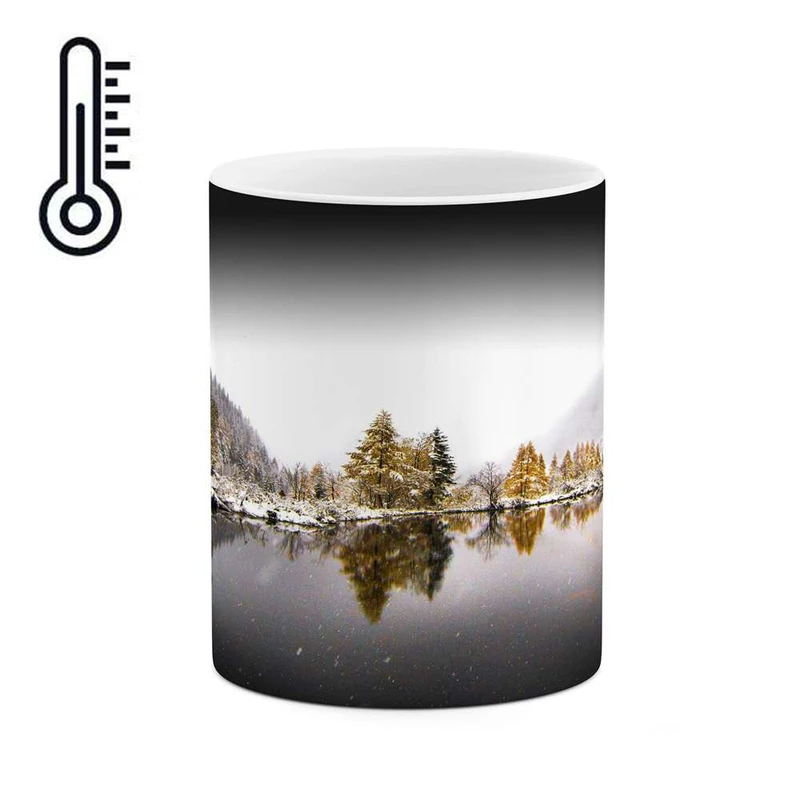 ماگ حرارتی کاکتی مدل منظره برفی کد mgh14908