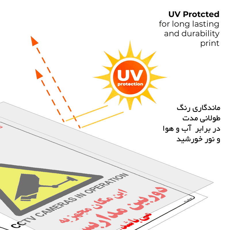 برچسب ایمنی مستر راد طرح این مکان مجهز به دوربین مدار بسته می باشد مدل HSE-OSHA-027 برچسب ایمنی مستر راد طرح این مکان مجهز به دوربین مدار بسته می باشد مدل HSE-OSHA-027