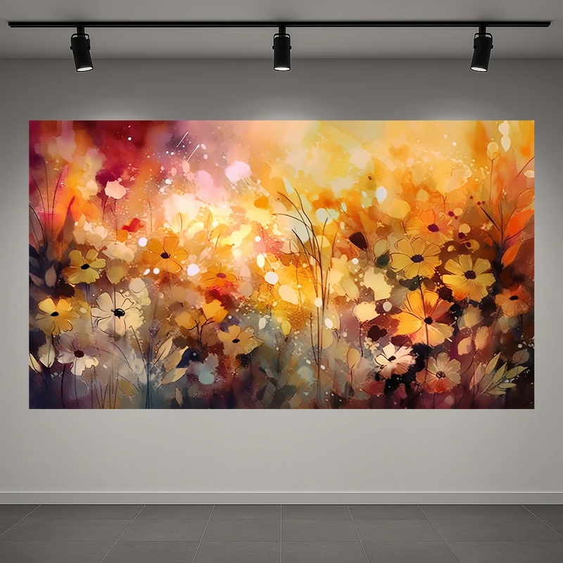 پوستر طرح گل مدل پاییزی کد AR3059541