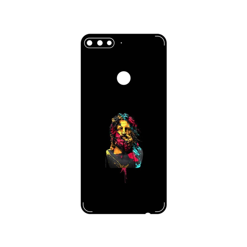 برچسب پوششی ماهوت مدل Painted Sculpture Digital Art مناسب برای گوشی موبایل هوآوی Y7 Prime 2018