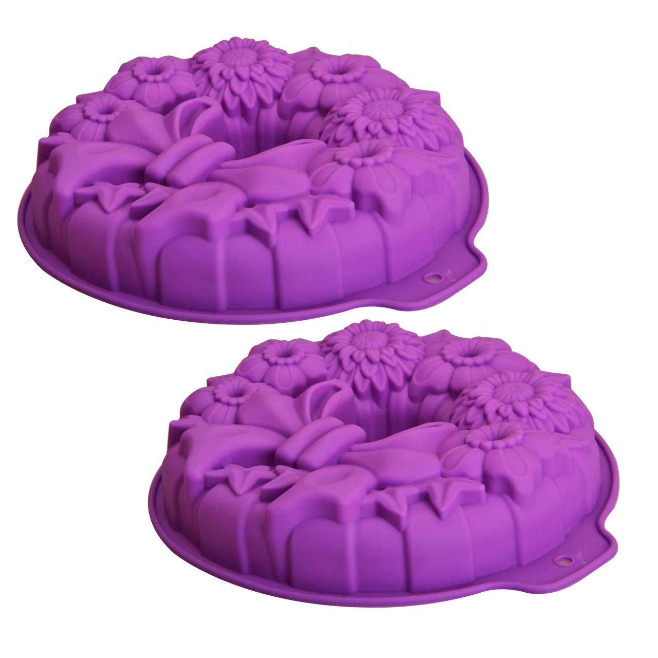 قالب کیک رجینال مدل Flower Basket سایز 26 - بسته 2 عددی