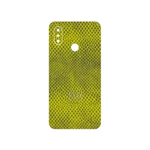 MAHOOT Yellow Snake Skin Cover Sticker for Xiaomi Mi 8