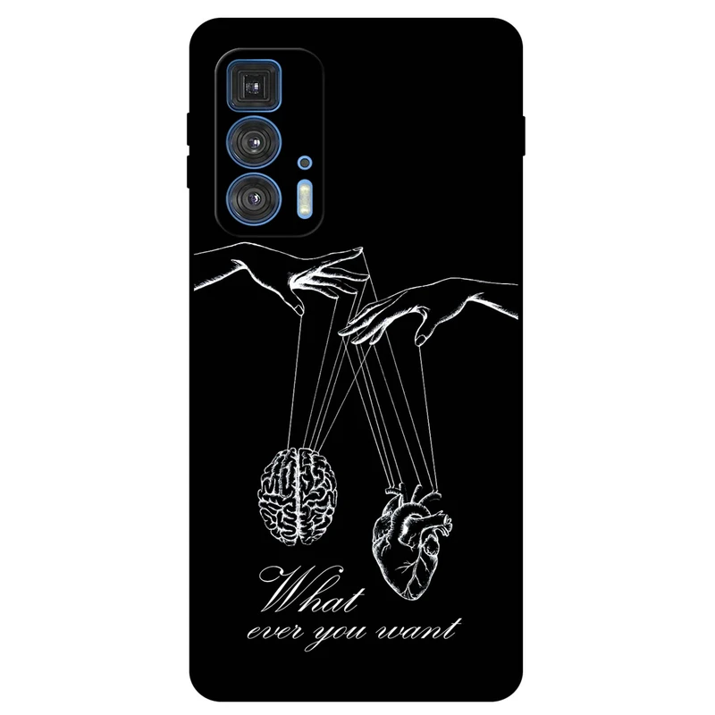 کاور مگافون طرح فکر و احساس مدل 1899 مناسب برای گوشی موبایل موتورولا Moto Edge 20 Pro