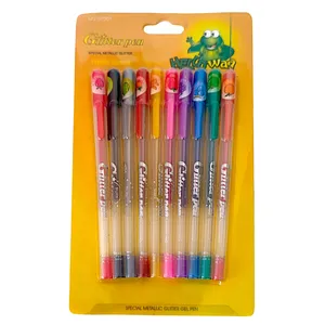 خودکار گلیترپن مدل اکلیلی معطر بسته 10 عددی