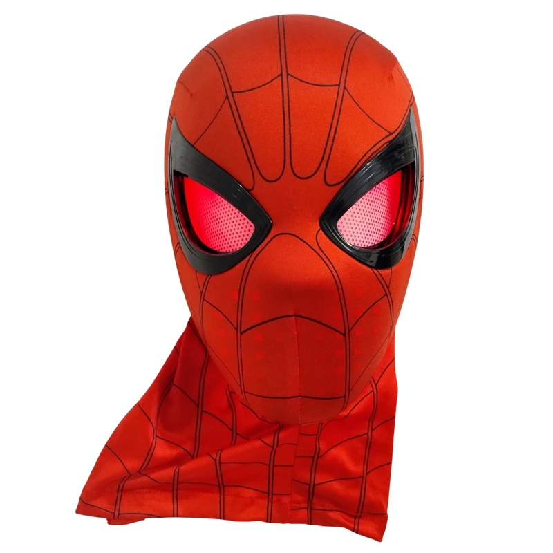 ماسک ایفای نقش مدل مرد عنکبوتی چراغدار شارژی کد 1100