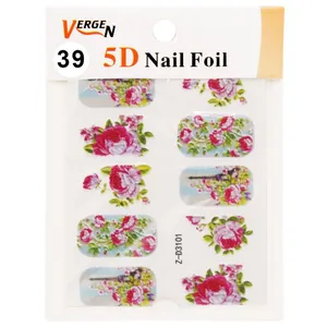 استیکر طراحی ناخن ورژن مدل GS125 مدل 39