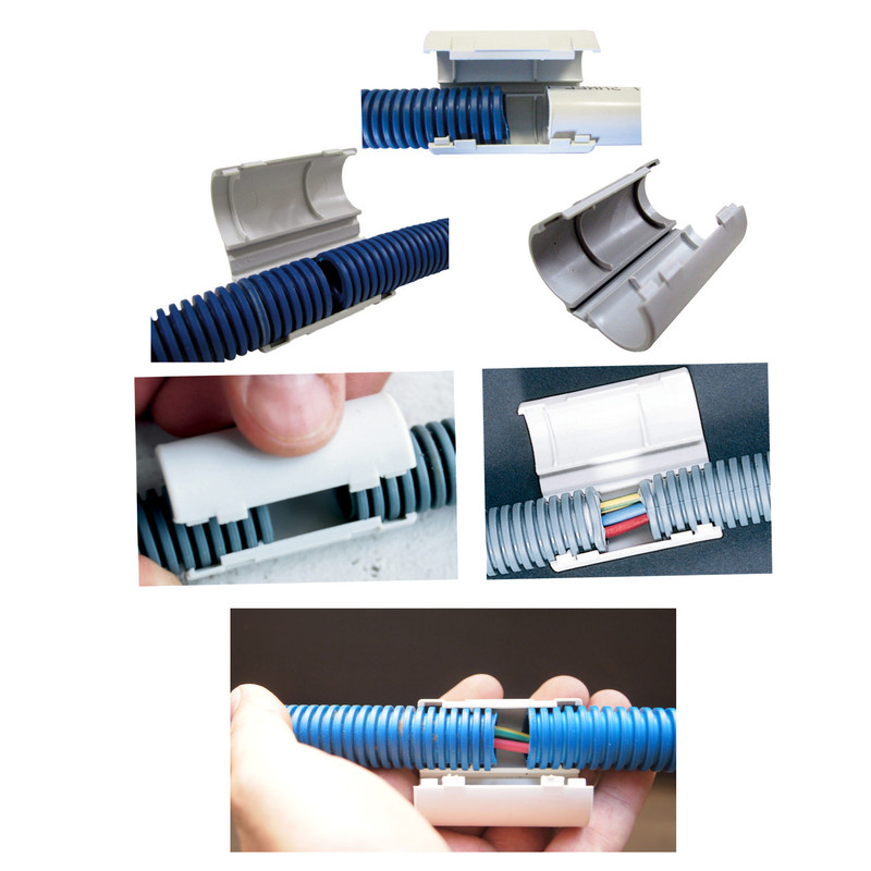 بست اتصال لوله خرطومی اینژه فیکساسیون مدل T040200 سایز 25 میلی متر بسته 40 عددی