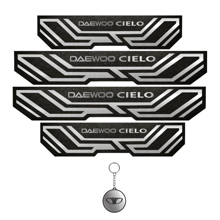 برچسب بدنه خودرو مهدیار کد PKA 2047 مناسب برای دوو سیلو مجموعه 4 عددی به همراه جاکلیدی