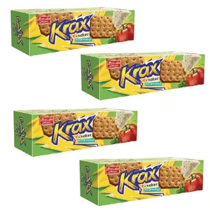 کراکر کراکس پنیری سبزیجات دوقلو - 140 گرم بسته 4 عددی