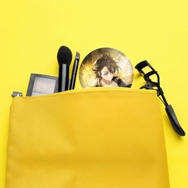 آینه جیبی خندالو مدل شینپی انیمه سامر تایم رندرینگ SUMMER TIME RENDERING  کد 22265