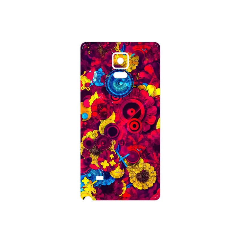 برچسب پوششی ماهوت مدل Vector Flower Garden Digital Art مناسب برای گوشی موبایل سامسونگ Galaxy Note 4