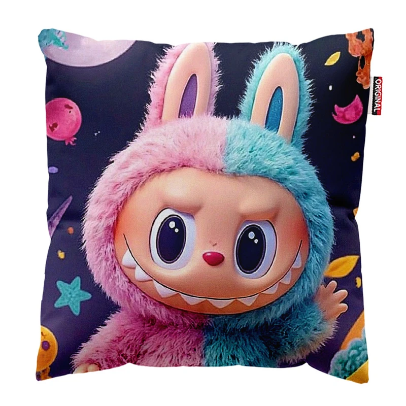 کوسن پاد آفرین طرح لبوبو کد 166 سایز 30*30 سانتی متر