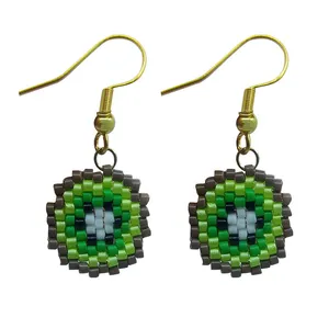 گوشواره دخترانه مدل کیوی کد A200-634