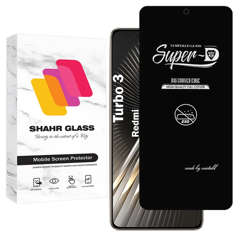 محافظ صفحه نمایش شهر گلس مدل SUPERDNSH مناسب برای گوشی موبایل شیائومی Redmi Turbo 3