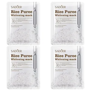 ماسک صورت سادور مدل ورقه ای وزن 25 گرم بسته 4 عددی