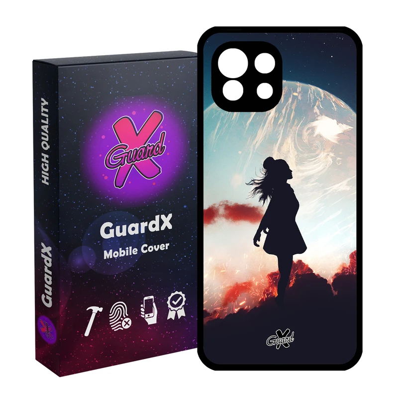 کاور گارد ایکس طرح دختر مدل Glass10195 مناسب برای گوشی موبایل شیائومی Mi 11 Lite