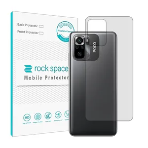 Transparent Rockspace HyGEL phone back protector suitable for Xiaomi Poco M5s mobile phone