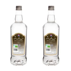 عرق بیدمشک افشار - 1 لیتر بسته 2 عددی
