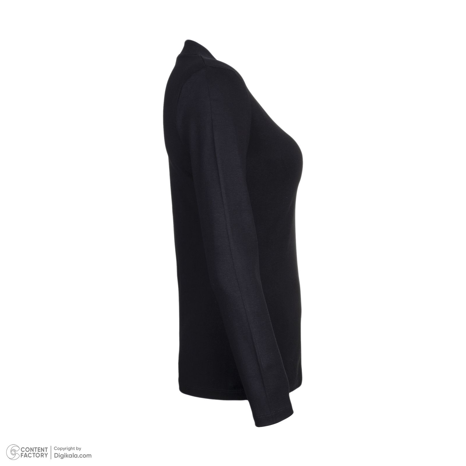 تی شرت آستین بلند زنانه برنس مدل افرا-99 رنگ مشکی -  - 5