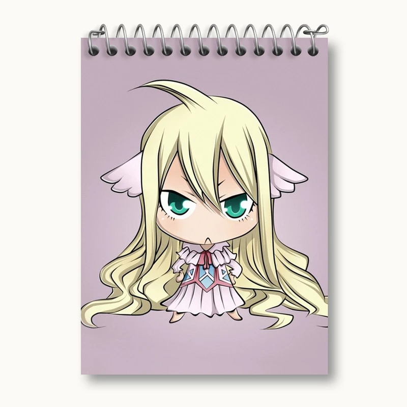 دفتر یادداشت 50 برگ خندالو مدل اسکارلت انیمه فری تیل Fairy Tail کد 16506