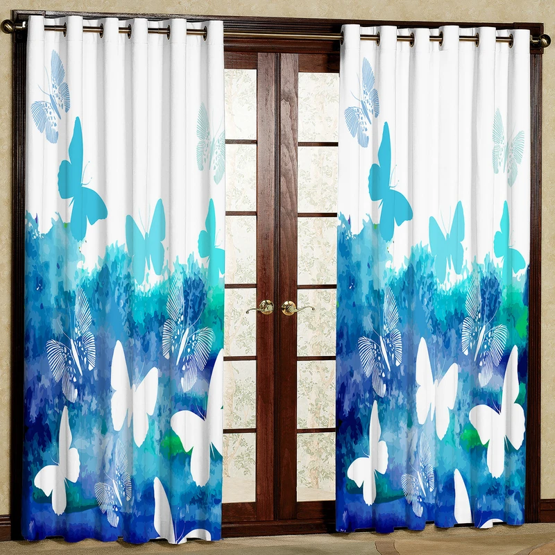 پرده مدل مخمل پانچی کد 4176T2 سایز 200x140 سانتی متر