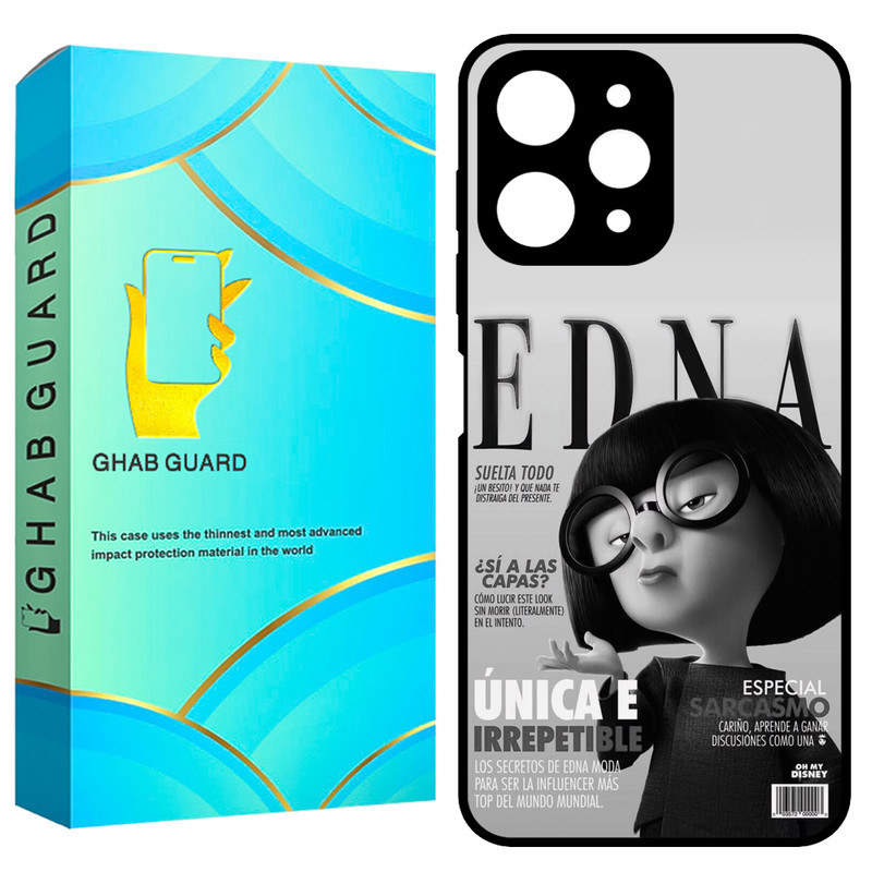 کاور قاب گارد طرح Edna مدل GCHPR12 مناسب برای گوشی موبایل شیائومی Redmi 12 4G / Redmi 12 5G / Poco M6 Pro 5G