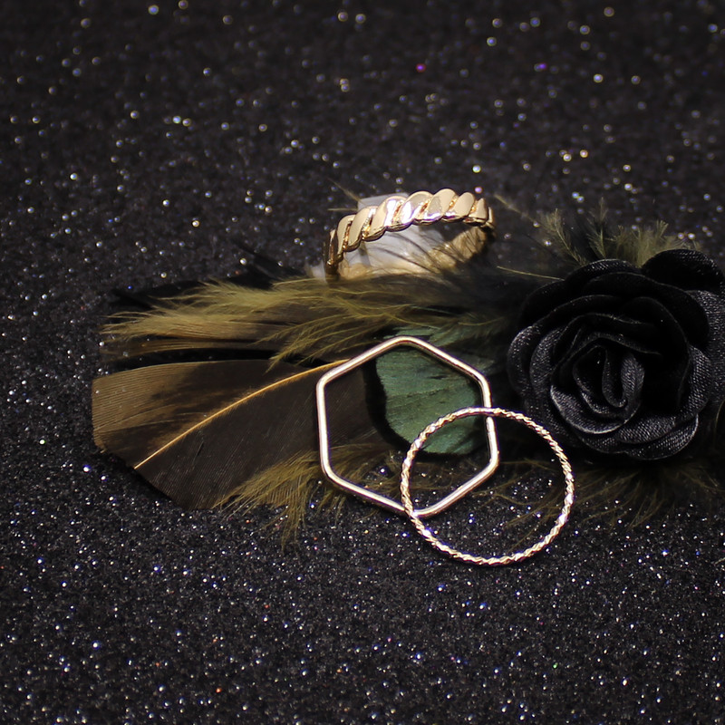 بند انگشتی زنانه کد RKH_995 مجموعه 3 عددی