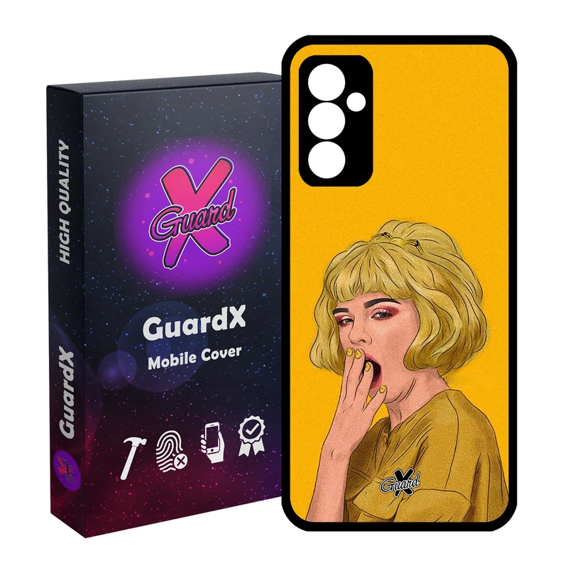 کاور گارد ایکس طرح Girl مدل Glass10311 مناسب برای گوشی موبایل سامسونگ Galaxy A55 / A55 5G