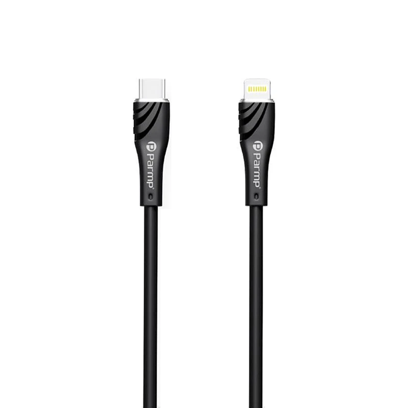 کابل تبدیل USB-C به لایتنینگ پارمپ مدل SILICONE 36CL1M 27W طول 1 متر