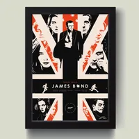 تابلو مدل James Bond پوستر فیلم جیمز باند کد ICC-40