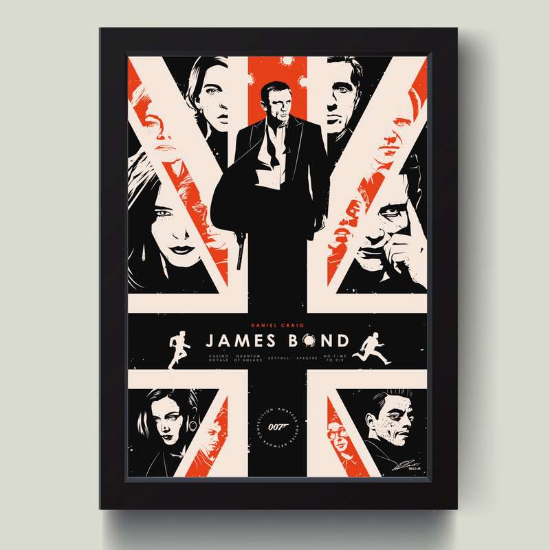 تابلو مدل James Bond پوستر فیلم جیمز باند کد ICC-40 تابلو مدل James Bond پوستر فیلم جیمز باند کد ICC-40