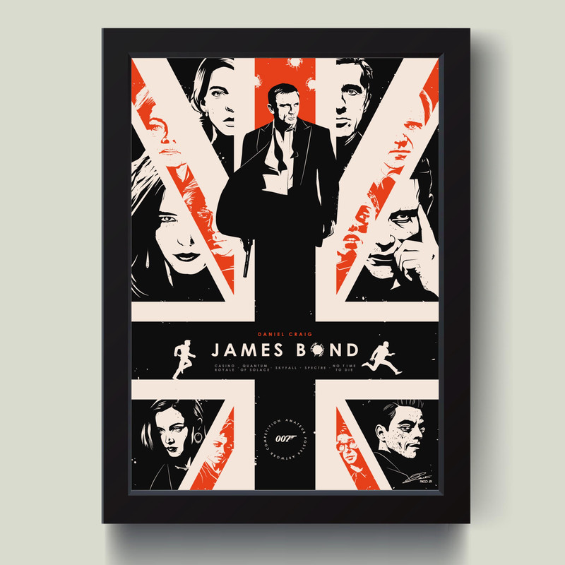تابلو مدل James Bond پوستر فیلم جیمز باند کد ICC-40 تابلو مدل James Bond پوستر فیلم جیمز باند کد ICC-40