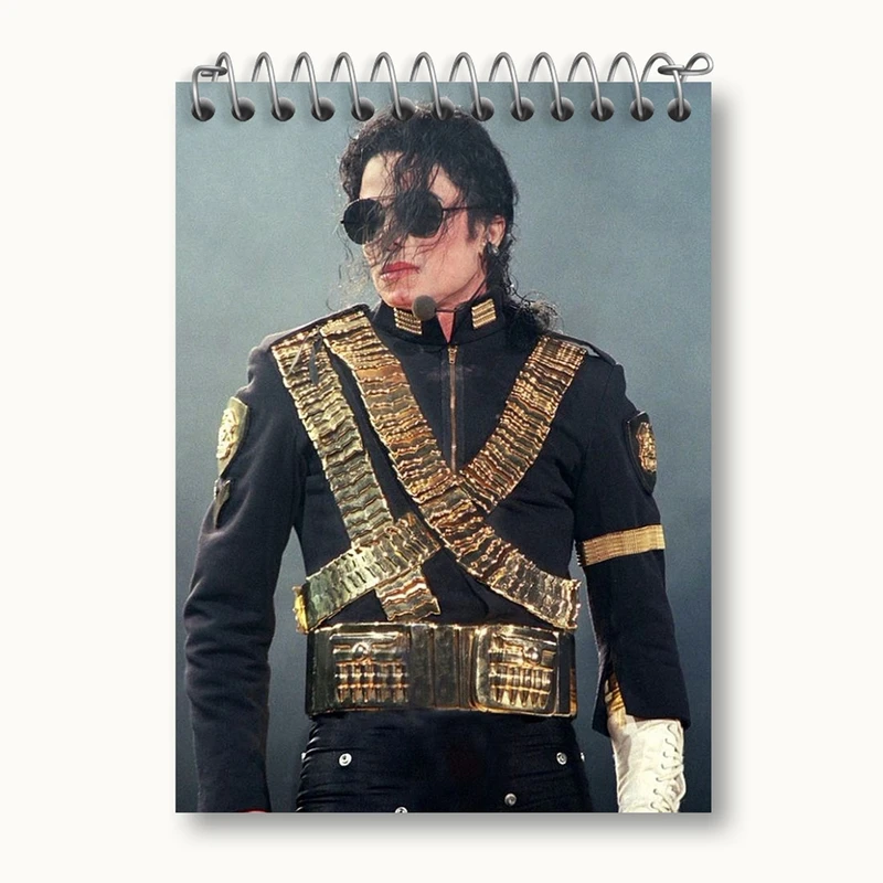 دفتر یادداشت 50 برگ خندالو مدل مایکل جکسون Michael Jackson کد 19239