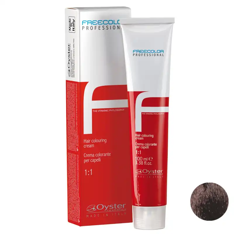 رنگ مو اویستر شماره 5/7 حجم 100 میلی لیتر رنگ فندقی کاکائویی روشن