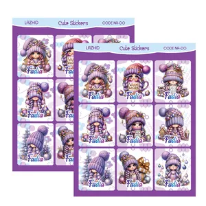 برچسب لاژید مدل اسم فادیا طرح دخترونه بسته 2 عددی