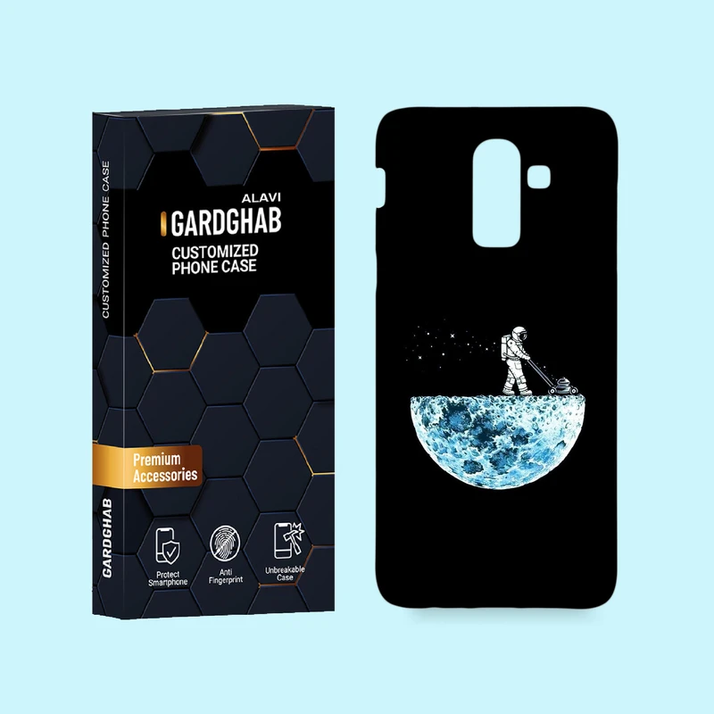 کاور گارد قاب علوی مدل کهکشان مناسب برای گوشی موبایل سامسونگ Galaxy J8 2018