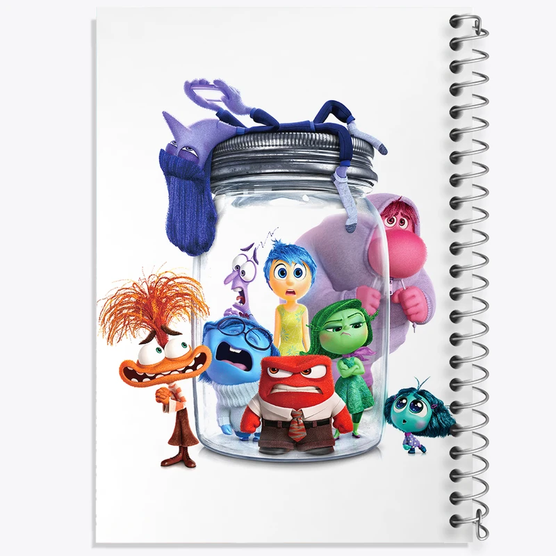 دفتر نقاشی 50 برگ خندالو طرح اینساید اوت (Inside Out) کد 36660