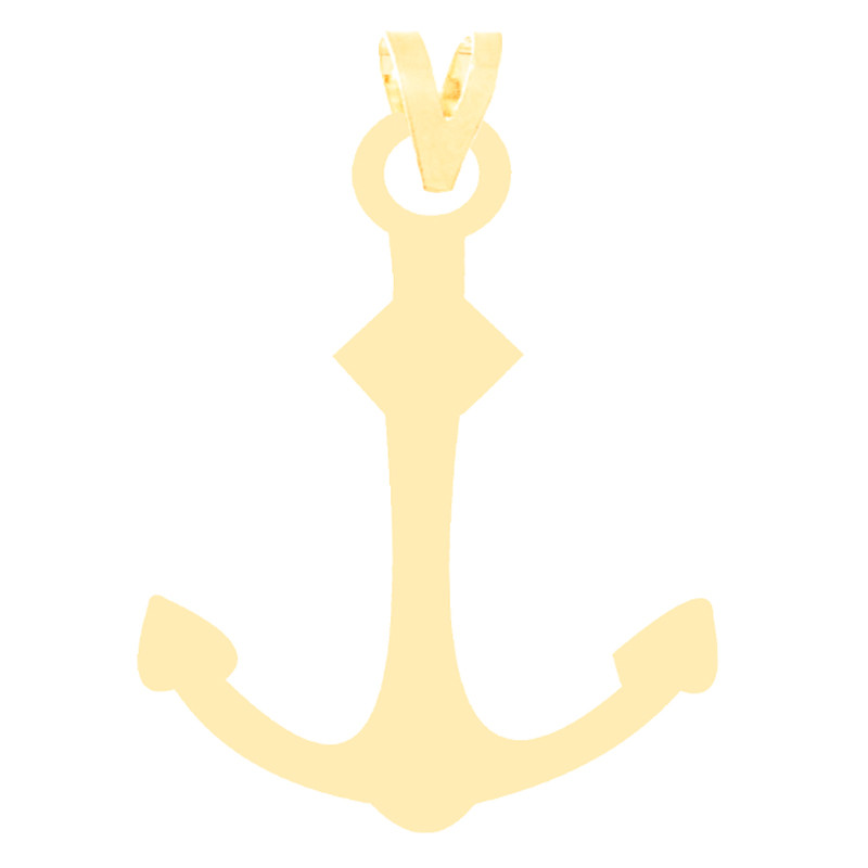 آویز گردنبند طلا 18 عیار زنانه کرابو طرح لنگر مدل Kr3099 آویز گردنبند طلا 18 عیار زنانه کرابو طرح لنگر مدل Kr3099