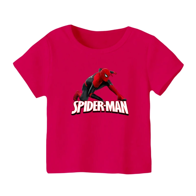 تی شرت آستین کوتاه بچگانه مدل مرد عنکبوتی کد ۱۹