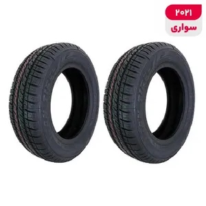 لاستیک خودرو رادیال ایران تایر مدل KARENA با کاربری سواری و سایز رینگ 15 اینچ، فاق 65 درصد پهنا و پهنای 185 میلی‌متر، شاخص تحمل وزن 88 و شاخص سرعت H (حداکثر سرعت 210 کیلومتر بر ساعت)، ساخت ایران، دارای تایر تیوبلس، 2 حلقه