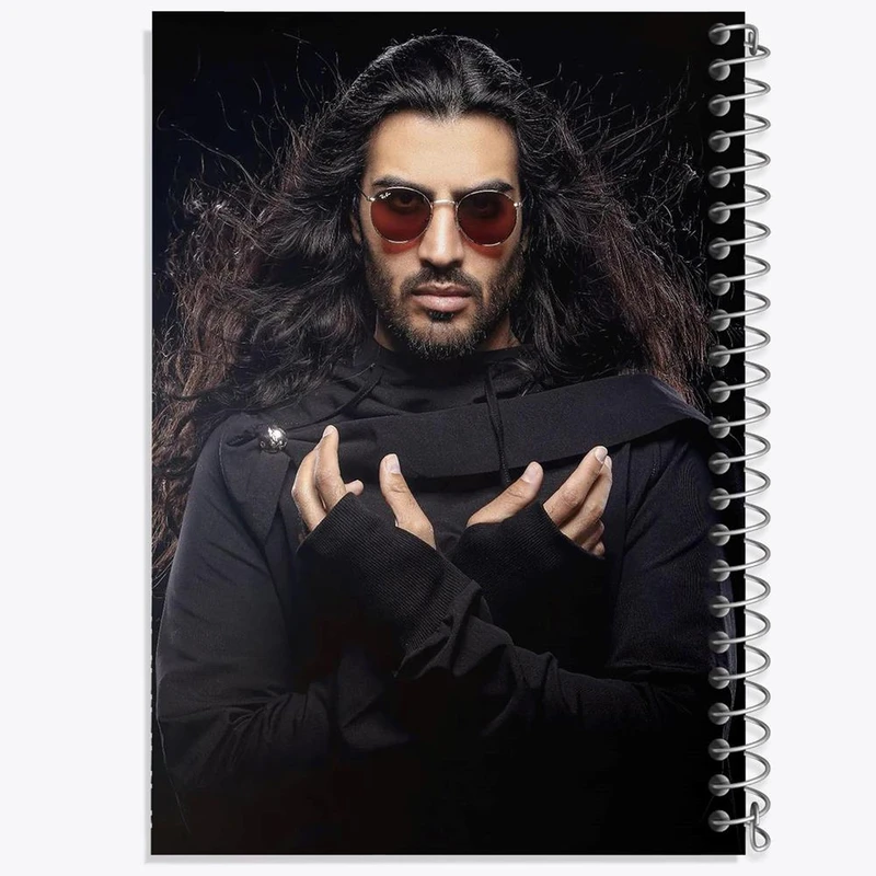 دفتر مشق 50 برگ خندالو مدل رهام هادیان ماکان بند کد 27271